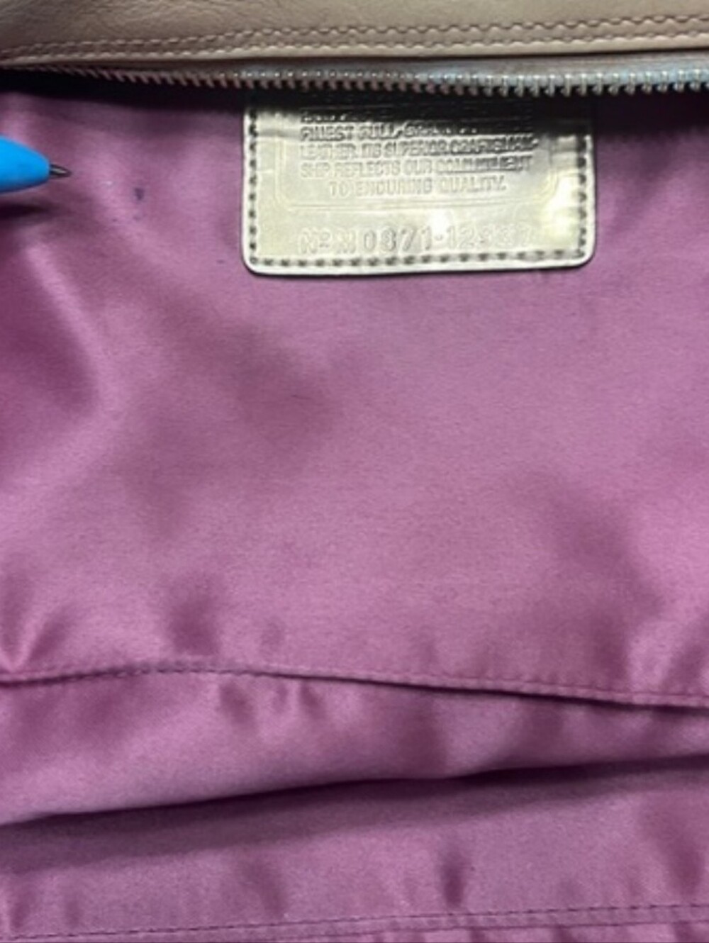 Coach Madison Sabrina Satchel made in Dec 2008 - Picture 5 of 8